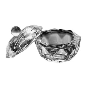 Coppa in Vetro per Pulizia Pennelli Nail Art con Coperchio, Design a Stella di <span class=keywords><strong>Anice</strong></span>, Strumento Professionale per Manicure - Product Image 5