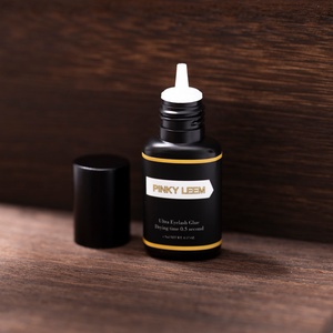 Pinky Leem Professional Strong 0.5s 1s Lash Extension Glue Waterproof Clear Black Fast Drying Eyelash Glue Adhesive Eyelash - Product Image 1