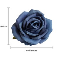 Têtes de fleurs artificielles en soie Dole (moulage par injection) pour décorations de mariage en gros, mur de fleurs DIY, boîte cadeau