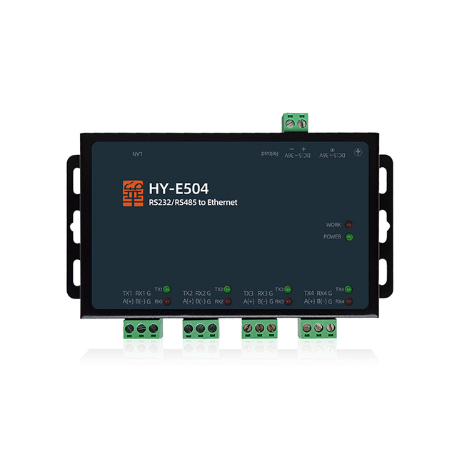 RS485 RS232 MQTT Ethernet Converter MQTT RTU TCP Gateway Serial Device Server Four Serial Ports HUAIOT E504