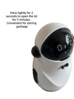 Tempat Sampah Otomatis Sensor Digital Cerdas Ramah Lingkungan Elegan, Terpasang di Dinding, Warna Putih Hitam, untuk Ruang Tamu dan Dapur