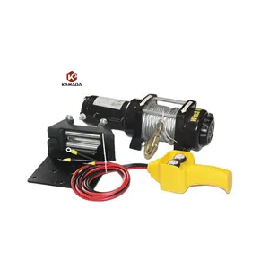 warehouse use electric winch boat car truck ATV/UTV 4000lbs 4000 lb Pull Auto 4x4 Anchor 12V 24V 48V small Electric Winch