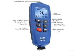 DT-156 Usb Digitale Verf Coating Dikte Meter Tester Meter