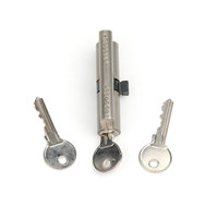 High Security Upvc Door Lock Anti Drill Double Pins Euro Brass Cylinder Lock Double Open Key/Key 100mm Door Lock Cylinder
