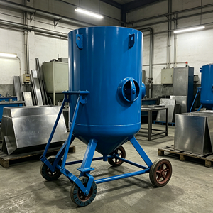 Dry Sand Blasting Machine For Metal Kitchen Utensil Surface <strong>Matte</strong> Treatment Equipment - Product Image 1