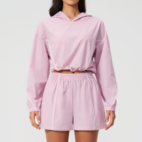 Veste de sport pour femme, protection UV, séchage rapide, extensible dans quatre sens, évacuation de l'humidité, sensation de fraîcheur, à capuche, protection solaire