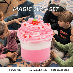 Kit éducatif pour enfants, slime DIY, sable magique, ensemble de couleurs spatiales pour les enfants de 2 à 4 ans - Product Image 2