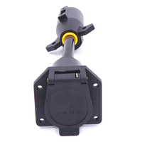 Adaptateur de câblage automobile ODM 7P à branchement direct en usine, prise latérale de véhicule ronde à 7 voies vers prise de remorque ronde à 7 broches