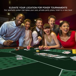 <span class=keywords><strong>Tapis</strong></span> de jeu de table de <span class=keywords><strong>poker</strong></span> poli résistant aux taches et antidérapant en caoutchouc souple de plusieurs tailles 180x90 personnalisé en usine - Product Image 6