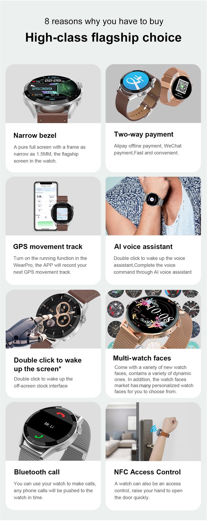 Hot Sell DT3 Mini Reloj Smart Watch with 1.19
