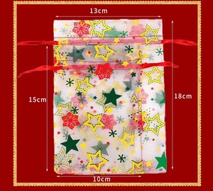 Kerstpatronen, Trekkoord, Gaaszak, Sieraden, Cadeauopslag, Trekkoord, Gaaszak - Product Image 6