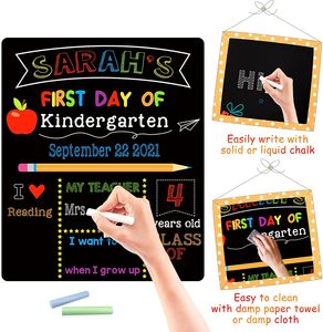 Wooden <b>Chalkboard</b> Bed-Friendly Blackboard <b>Sign</b> for Kids Modern Farmhouse Style - Product Image 5