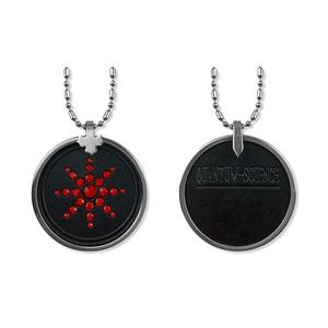 Collier d'énergie scalaire quantique, pendentif en <span class=keywords><strong>pierre</strong></span> <span class=keywords><strong>de</strong></span> <span class=keywords><strong>lave</strong></span> naturelle avec ion négatif - Product Image 2