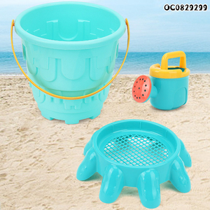 <span class=keywords><strong>8pcs</strong></span> lâu đài bãi biển cát xô Đồ chơi thiết lập cho trẻ em trẻ mới biết đi với cát khuôn mẫu - Product Image 4