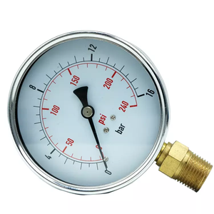 Songlin manômetro de manômetro m20x1, medidor de pressão lateral de 100mm, 5 + 1/2 "bsp, redução de fio europeu - Product Image 6