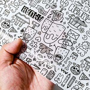 Papier d'emballage pour vêtements de 17 g, résistant à l'humidité, enduit de cire d'un seul côté, impression de logo personnalisée, contenu coloré - Product Image 3