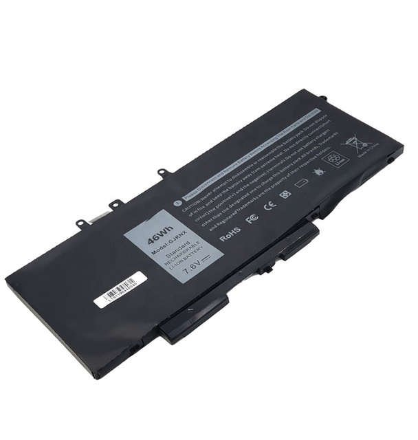 High Quality 7.6V 8500mAh 68Wh GJKNX Battery for Dell Latitude E5480 E5580 E5490 E5491 E5590 E5591 Laptop Replacement Battery