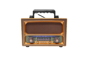 Vofull precio de fábrica AC madera Retro Radio, con 2400 MAh Li-ion batería portátil AC carga antigua radio de escritorio - Product Image 4
