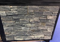 En gros Pas Cher Naturel Feuille de Mur de Pierre De Culture de Ciment Prix De Placage