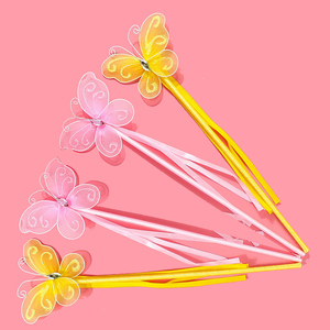 Papillon fée baguette magique princesse baguette <span class=keywords><strong>pour</strong></span> filles habiller Halloween Costume spectacles <span class=keywords><strong>de</strong></span> <span class=keywords><strong>magie</strong></span> et fête <span class=keywords><strong>de</strong></span> Cosplay - Product Image 5