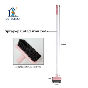Balai à poils durs à long manche en fer, écologique, pour le nettoyage des sols, fabriqué par le fabricant - Product Image 6