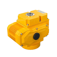 Actionneur électrique compact en alliage d'aluminium AC110V, 220V, 380V avec commande précise, fonctionnement universel automatique/manuel