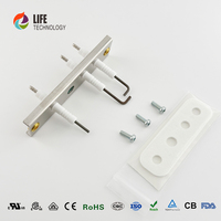 Electrodo de encendido con sensor de llama para caldera de pared de condensación Bosch, piezas de encendedor cerámico para caldera de gas 87186649200