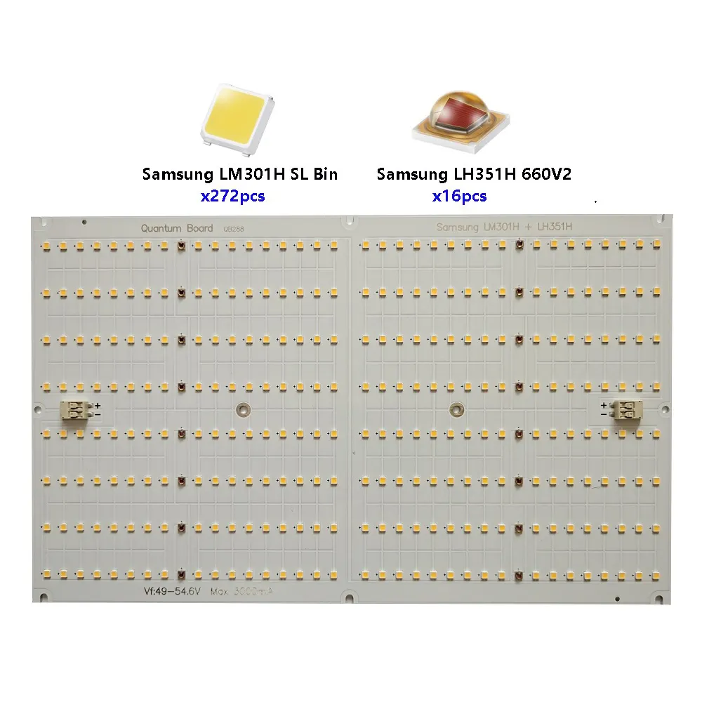 Beste Kwaliteit Qb288 Pcb Met Samsung Lm 301H Lh 351H Rood 660nm Led Board