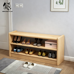 Proveedor chino, excelente precio, logotipo personalizado, gran stock, dropshipping, zapatero, nuevo diseño, muebles para sala de estar, taburete de madera para zapatos - Product Image 3