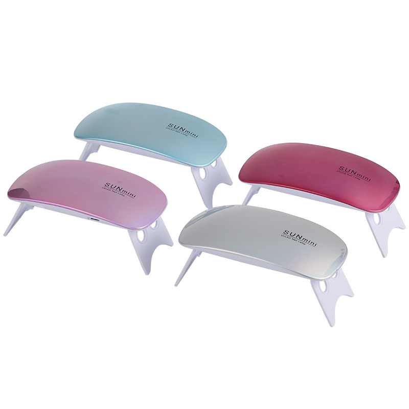 Factory Directly Sale New Arrivals Shiny Sun Mini 6w UV LED Nail Lamp USB Cable Portable Polish Gel Dryer for Beauty Manicures