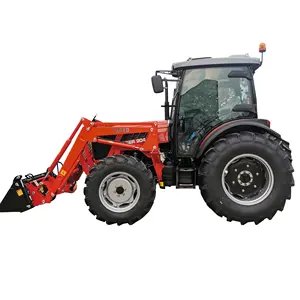 Meilleure vente 100hp 4x4 agricole roue tracteur agricole diesel