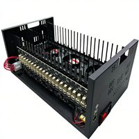 JYWD Caja de Control de 20 Puertos para Teléfonos, Hub USB para Placas Base Android, Sincronización por Lotes, Gestión Unificada de Smartphones