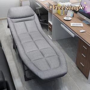 Simple et facile à recueillir le bureau de pause déjeuner escorte simple avec son propre lit pliant en métal matelas - Product Image 1