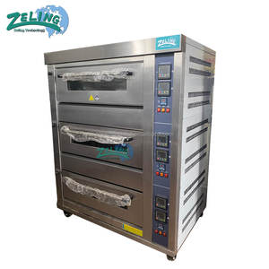 Nuovo Forno Industriale Automatico a Gas a 3 Piani con 9 Teglie per Pizza e Torte, con Funzione Vapore per Panifici e Pasticcerie - Product Image 5