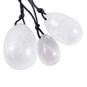 Polierte Kristalls tein quarz Yoni Eier und Perlen Edelstein Material für <span class=keywords><strong>Kegel</strong></span> Übung - Product Image 6