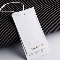 Vêtement Prix d'usine Vêtements tissés Chemise Etiquettes volantes Etiquettes de vêtements