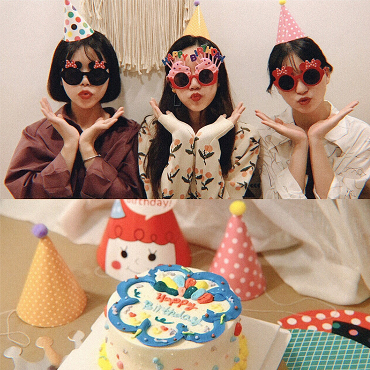 Chapeau Carton Anniversaire Chapeaux De Fête Animaux Sauvages Pour Enfants - Bandeaux Réglables Avec élastique