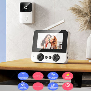 Hersteller Smart Night Vision Wireless Wifi Batterie ladung Video <span class=keywords><strong>Intercom</strong></span> Ring Türklingel kamera mit Monitor bildschirm ohne Kabel - Product Image 6