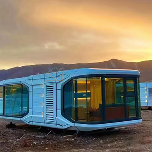 Lüks kapsül oturma odası yatak kapsül küçük ev eko kapsül ile prefabrik açık Modern otel - Product Image 6