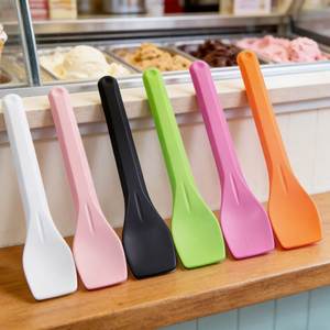 Eco Friendly Biodegradable <b>PLA</b> Spoon Colorful Disposable Dessert Cake Ice Cream Spoon - Product Image 1