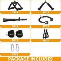 Ensemble d'accessoires pour machine à câbles en gros, accessoires de tirage vertical (LAT Pulldown), accessoires pour appareils de musculation pour la maison