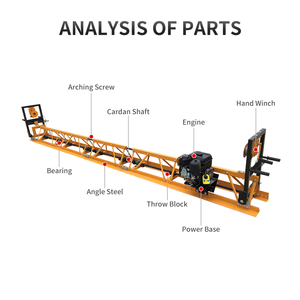 Vibrateur à poutre en fer robuste <span class=keywords><strong>pour</strong></span> béton, <span class=keywords><strong>pour</strong></span> la construction de routes et de sols - Product Image 2