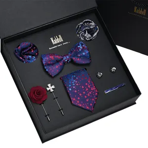 Luxe meilleur cadeau hommes noeud papillon papier boîte d'emballage pour cravate