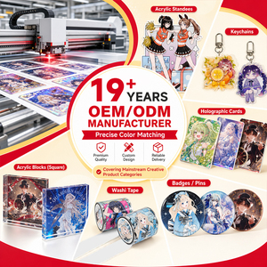 เทปวาชิลายการ์ตูนน่ารักแบบกำหนดเองรุ่นใหม่ของ Hercter สำหรับตกแต่งสมุดแพลนเนอร์ สมุดบันทึก และสมุดภาพ  เทปกระดาษสีรุ้ง - Product Image 6