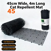 Tapis anti-chats flexible avec picots, filet répulsif pour animaux domestiques, pour canapés, jardins, murs, écologique, intérieur/extérieur