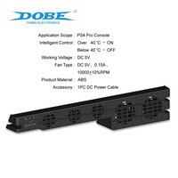 Ventilateur de refroidissement DOBE compatible avec PS4 Pro, accessoires de jeu, ventilateur de refroidissement à contrôle de température intelligent