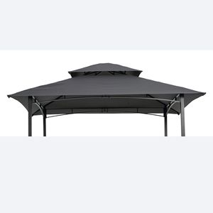 Double-Tiered Textile Contemporary BBQ <b>Tent</b> Roof Top Cover 8x5ft Replacement <b>Canopy</b> for Outdoor Furniture & Grill Gazebo Use - Product Image 1