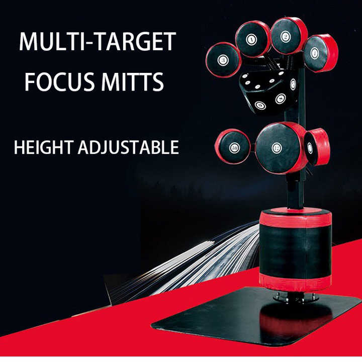 Macchina Da Boxe Musicale Aisny - Bersaglio Da Muro Con Luci RGB, Bluetooth, Per Allenamento Boxe E Fitness