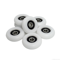 Roue à roulement en plastique POM arrondie avec roulement en acier inoxydable 420 6x34x10mm - Remplacement durable et silencieux du rouleau de siège de rameur