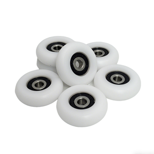 عجلة بلاستيكية مستديرة من البولي أوكسي ميثيلين مع محمل من الفولاذ المقاوم للصدأ 420 مقاس 6×34×10 مم - بديل متين وهادئ لعجلة مقعد التجديف - Product Image 4